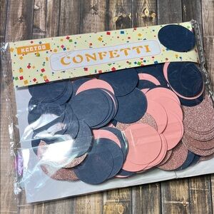 5for$10 Glitter Round Confetti Paper Circles Wedding Birthday Party Table